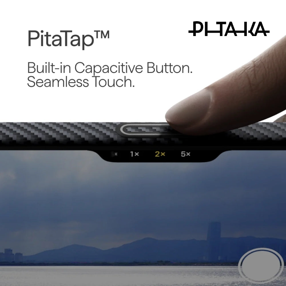 PITAKA - Ultra-Slim Case For iPhone 17 Pro Max - Black/Grey
