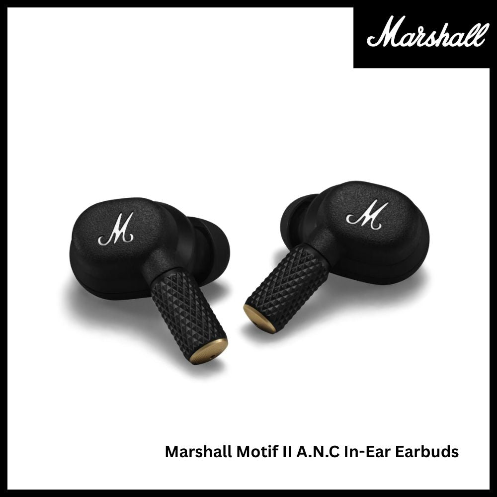 Marshall Motif 2 A.N.C in-Ear TWS Earbuds - Black