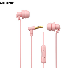 WK YB02 SHQ SERIES WIRED SLEEP EARPHONES FOR MUSIC & CALL YB02 (3.5MM) - Pink