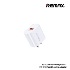 REMAX RP-U119 Kiddy Series 18W Fast Charger (1USB) - White