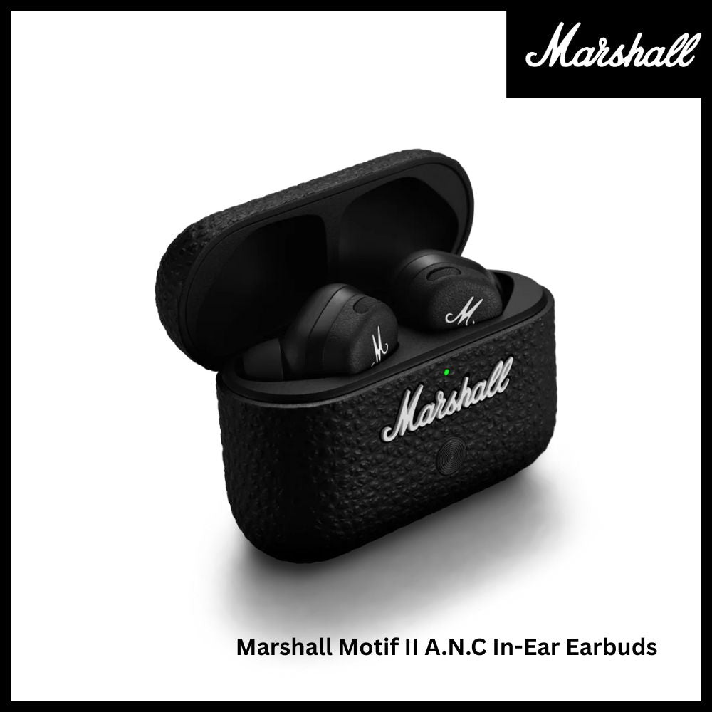 Marshall Motif 2 A.N.C in-Ear TWS Earbuds - Black