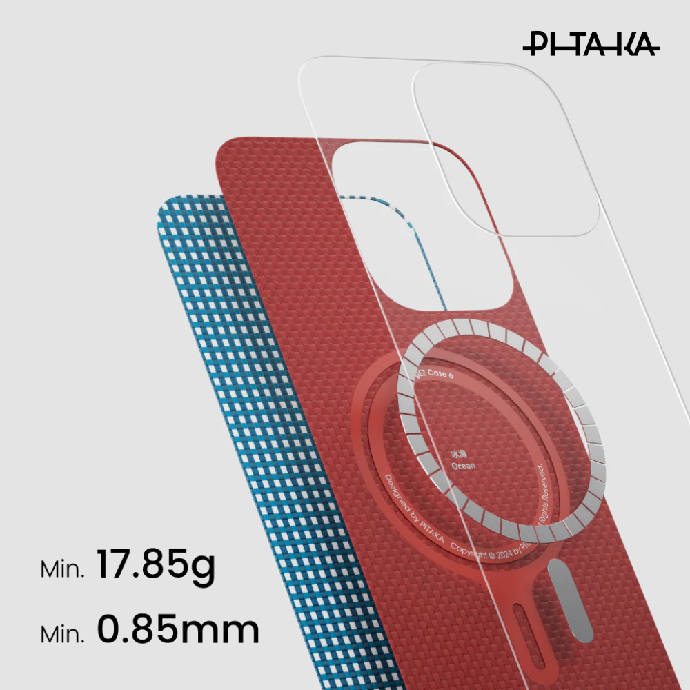 PITAKA - iPhone 16 Pro Max Case ( Ultra Slim ) - Ocean Blue