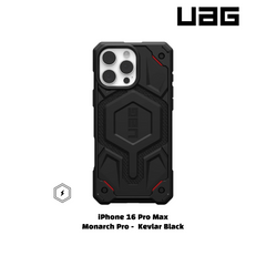 iPhone 16 Pro Max >> UAG MONARCH PRO Series Carbon Fiber Case - Kevlar Black