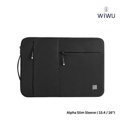 WIWU - Alpha Slim Sleeve Laptop Bag (15.4"/16") - Black