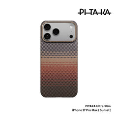 PITAKA - Ultra-Slim Case For iPhone 17 Pro Max - Sunset