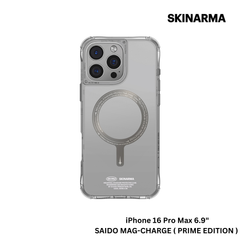 Skinarma iPhone 16 Pro Max 6.9" Saido Mag-Charge Case - Prime Edition - Titanium