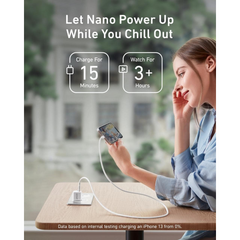 Anker Nano Charger 20W PIQ 3.0 Durable Compact Fast Charger