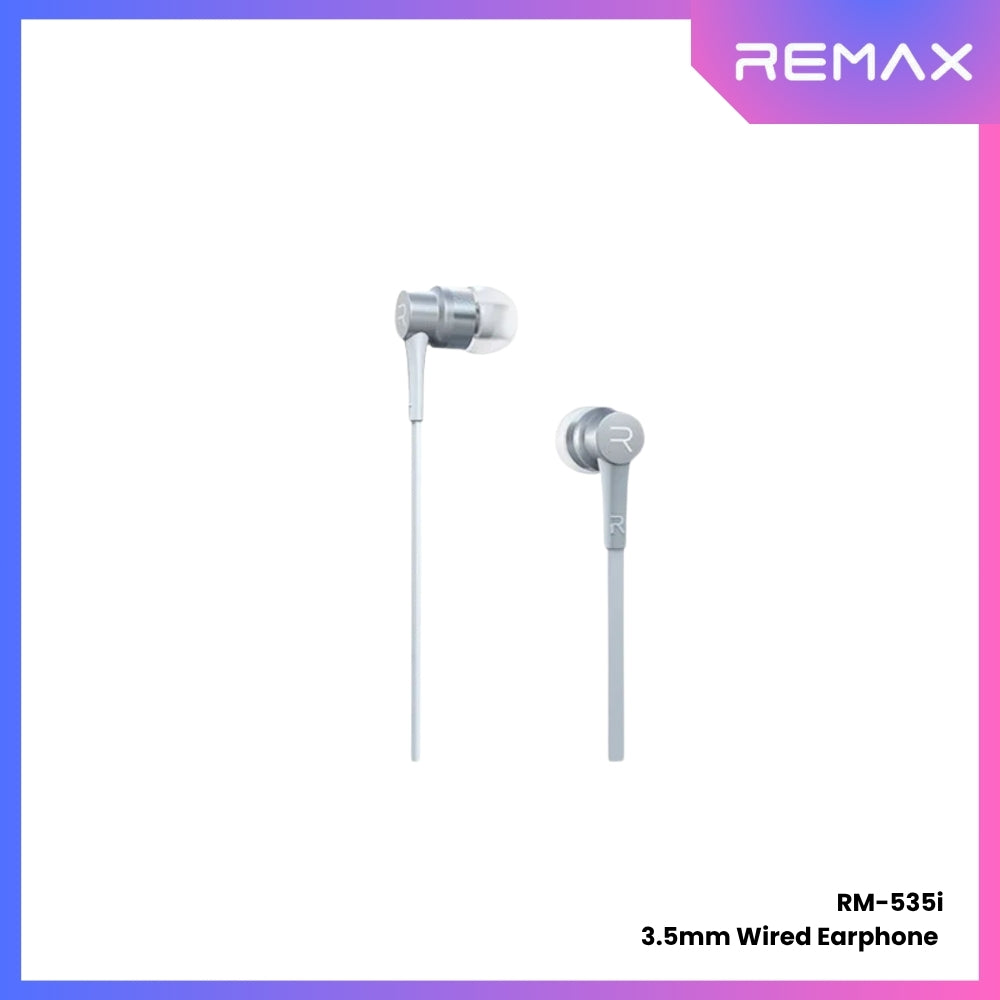 REMAX - RM-535I 3.5mm Wired Earphone - White