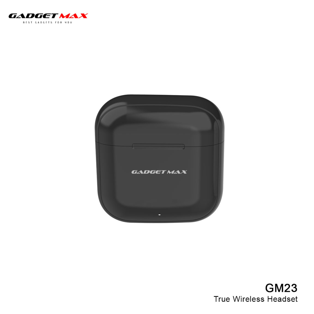 GADGET MAX GM23 TINY CUBE TWS EARBUDS - BLACK
