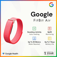 Google - FitBit Air - Red