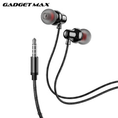 GADGET MAX - GM10 3.5mm Universal Wired Earphone - Black