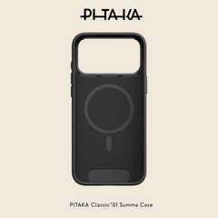 PITAKA - Classic 01 Summa Case For iPhone 18 Pro Max - Black/Grey