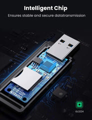 UGREEN - CM104 USB 3.0 to TF + SD Dual Card Reader
