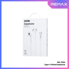 REMAX - RM-702A Type-C Wired Earphone - White