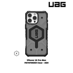 iPhone 16 Pro Max >> UAG PATHFINDER Series Clear Magsafe Case - Ash