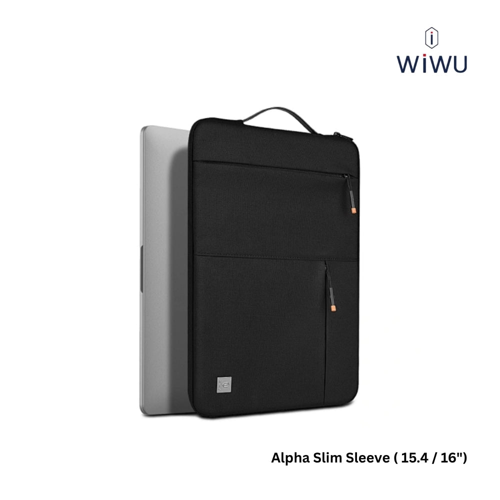 WIWU - Alpha Slim Sleeve Laptop Bag (15.4"/16") - Black