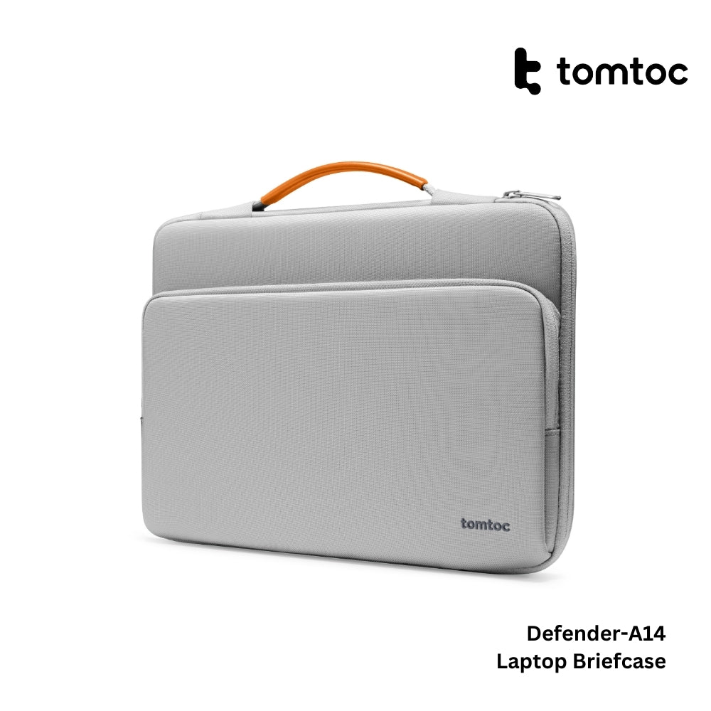 Tomtoc - Defender-A14 Laptop Briefcase ( 15.6 Inch ) - Grey