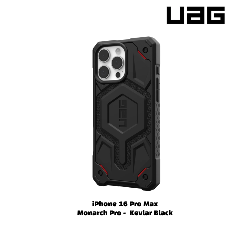 iPhone 16 Pro Max >> UAG MONARCH PRO Series Carbon Fiber Case - Kevlar Black