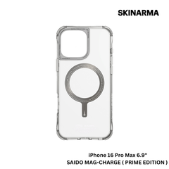 Skinarma iPhone 16 Pro Max 6.9" Saido Mag-Charge Case - Prime Edition - Titanium