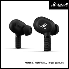 Marshall Motif A.N.C In-Ear Earbuds - Black