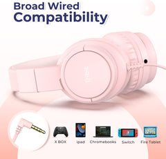 Tribit KH01 3.5mm Starlet 01 Kids Wired Headphone - Pink