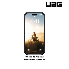 iPhone 16 Pro Max >> UAG PATHFINDER Series Clear Magsafe Case - Ice