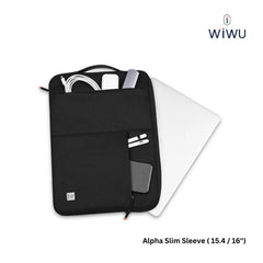 WIWU - Alpha Slim Sleeve Laptop Bag (15.4"/16") - Black