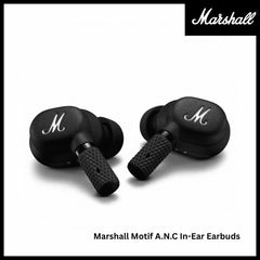 Marshall Motif A.N.C In-Ear Earbuds - Black