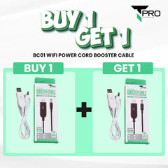 T PRO BC01 WIFI POWER CORD BOOSTER CABLE - WHITE