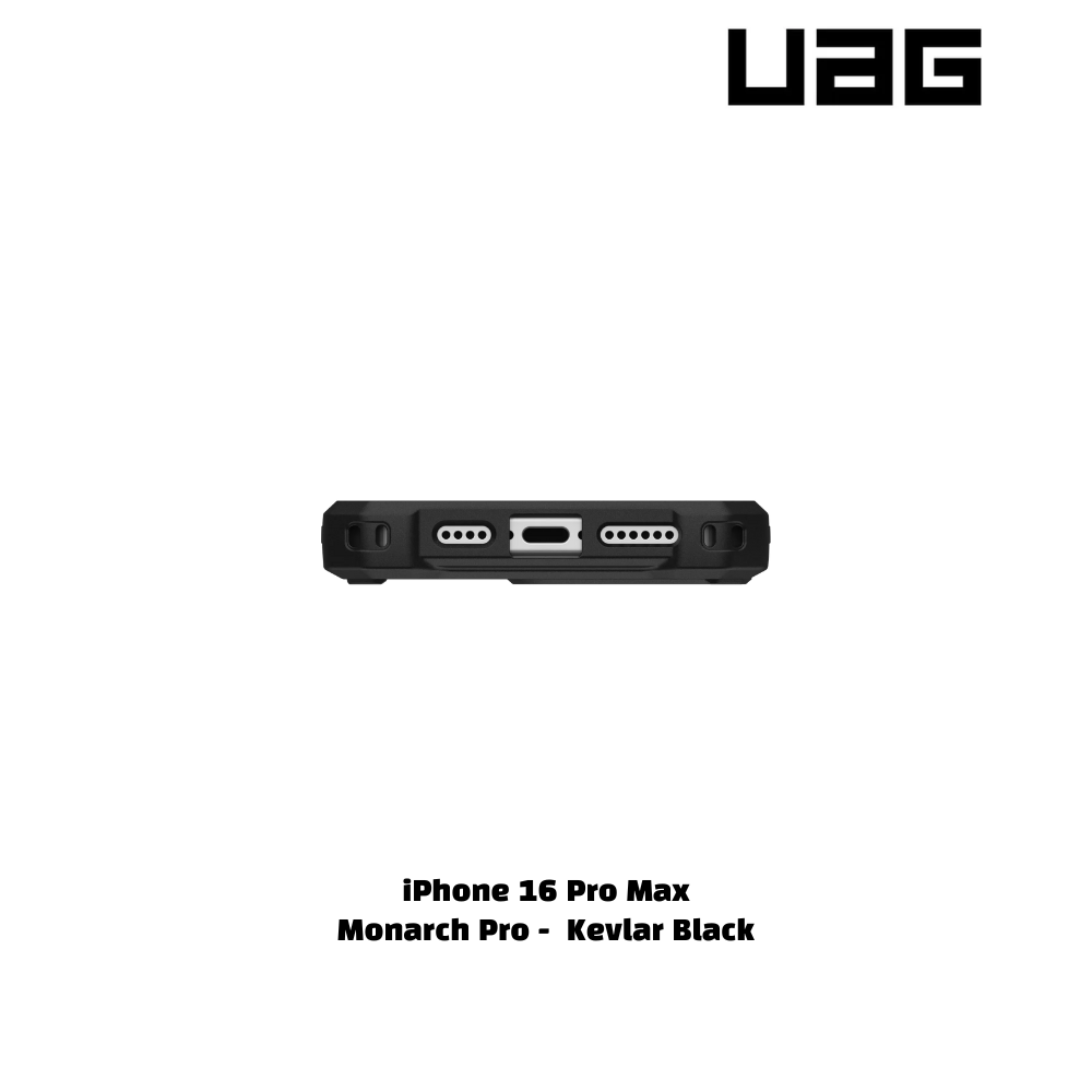 iPhone 16 Pro Max >> UAG MONARCH PRO Series Carbon Fiber Case - Kevlar Black