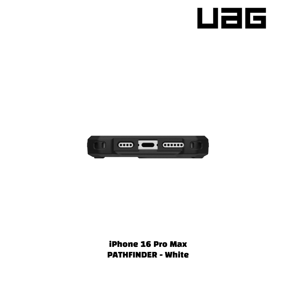 iPhone 16 Pro Max >> UAG PATHFINDER Series Clear Magsafe Case - White