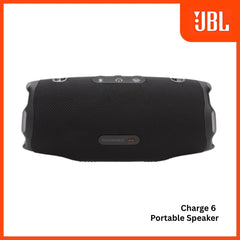 JBL - Charge 6 Portable Bluetooth Speaker - Black Orange