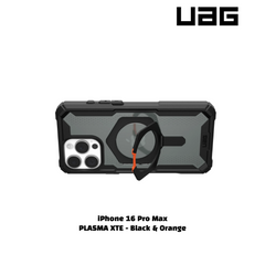 iPhone 16 Pro Max >> UAG PLASM XTE Series Magsafe Case - Black & Orange