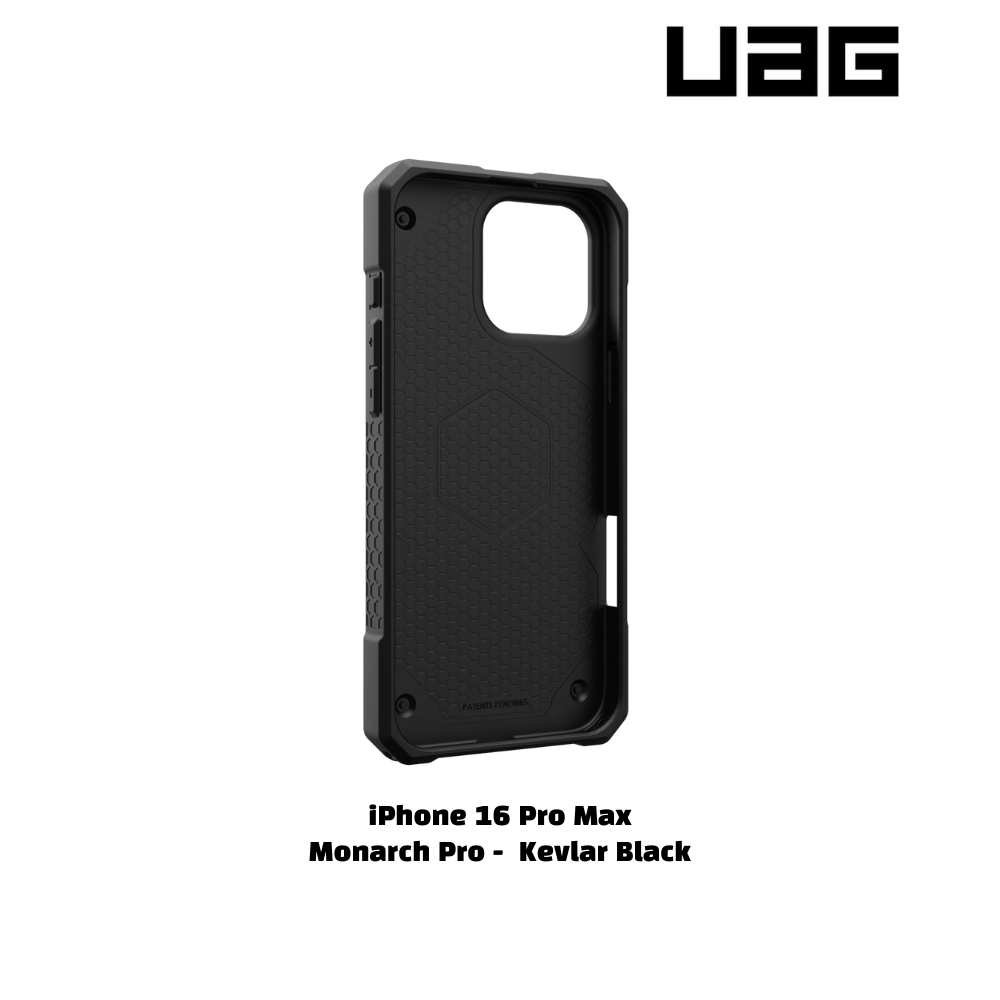 iPhone 16 Pro Max >> UAG MONARCH PRO Series Carbon Fiber Case - Kevlar Black