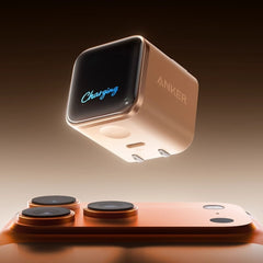 ANKER - Nano 45W Gan Charger With Smart Display - Black