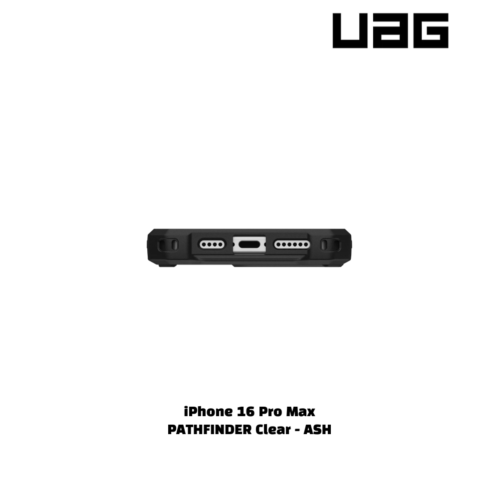 iPhone 16 Pro Max >> UAG PATHFINDER Series Clear Magsafe Case - Ash