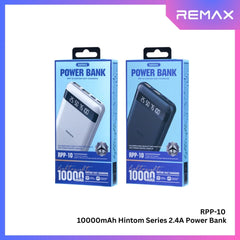 REMAX - RPP-10 Hintom Series 10000mAh Fast Charging Power Bank (2.4A) - White