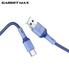 GADGET MAX GX10 TYPE-C 3A CHARGING DATA CABLE FOR TYPE-C (3A)(1M) - BLUE