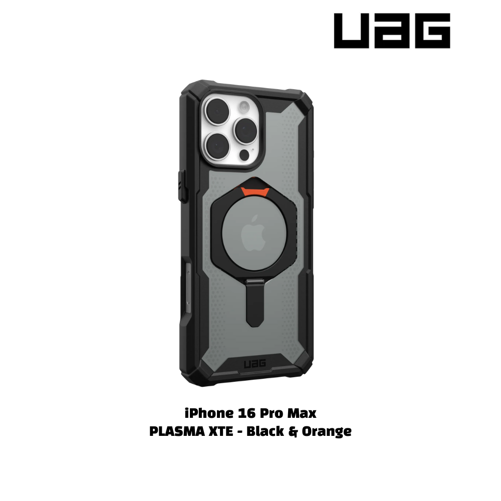 iPhone 16 Pro Max >> UAG PLASM XTE Series Magsafe Case - Black & Orange