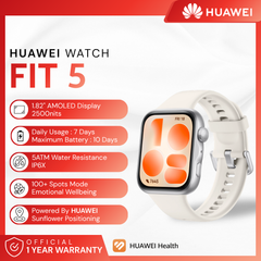 HUAWEI - Watch Fit 5 Smart Watch - White