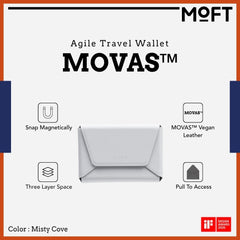 MOFT - MOVAS™ Agile Travel Wallet - Misty Cove