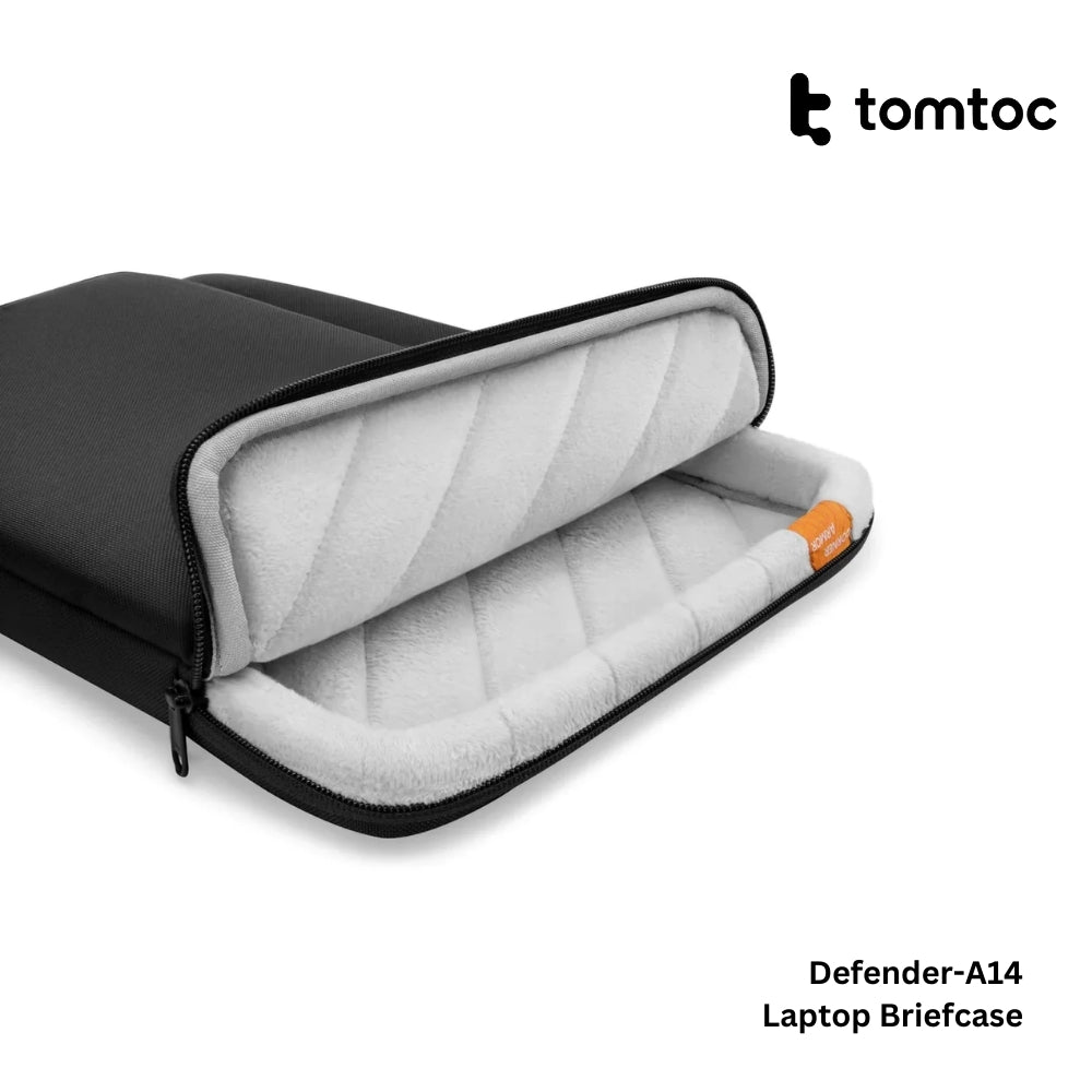 TOMTOC - Defender-A14 Laptop Briefcase ( 15.6 Inch ) - Black