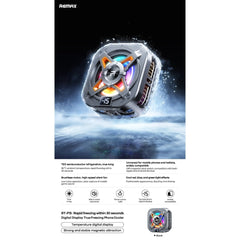 REMAX - RT-F15 Digital True Icing Cell Phone Cooler - Black