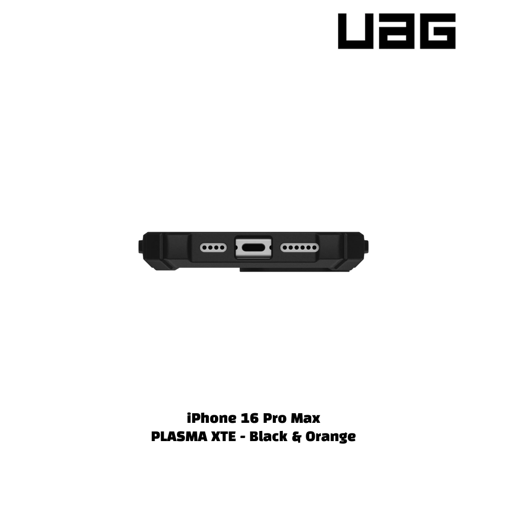 iPhone 16 Pro Max >> UAG PLASM XTE Series Magsafe Case - Black & Orange