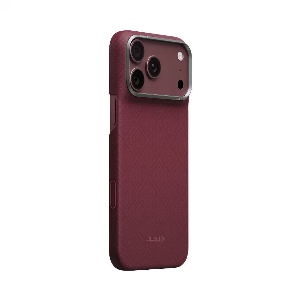 PITAKA - iPhone 18 Pro Max (Edge Series) - Burgundy (Argyle)
