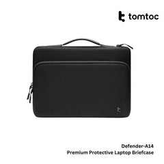 TOMTOC - Defender-A14 Premium Laptop Briefcase ( 16 inch ) - Black