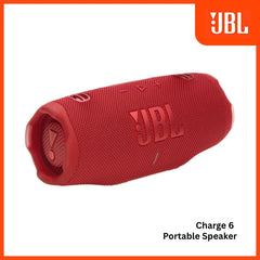 JBL - Charge 6 Portable Bluetooth Speaker - Red