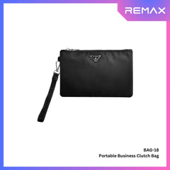 REMAX - BAG-18 Portable Business Clutch Bag - Black