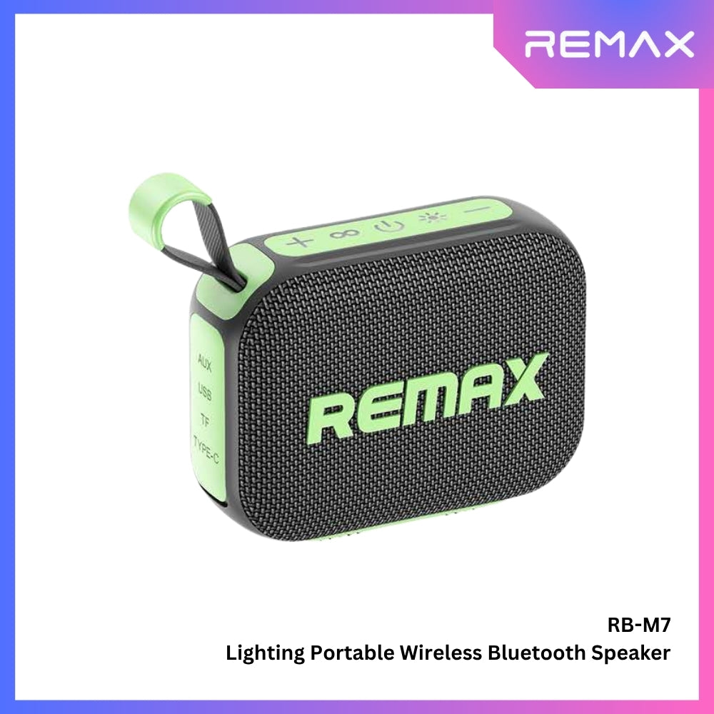 REMAX - RB-M7 Lighting Wireless Portable Bluetooth Speaker - Grey