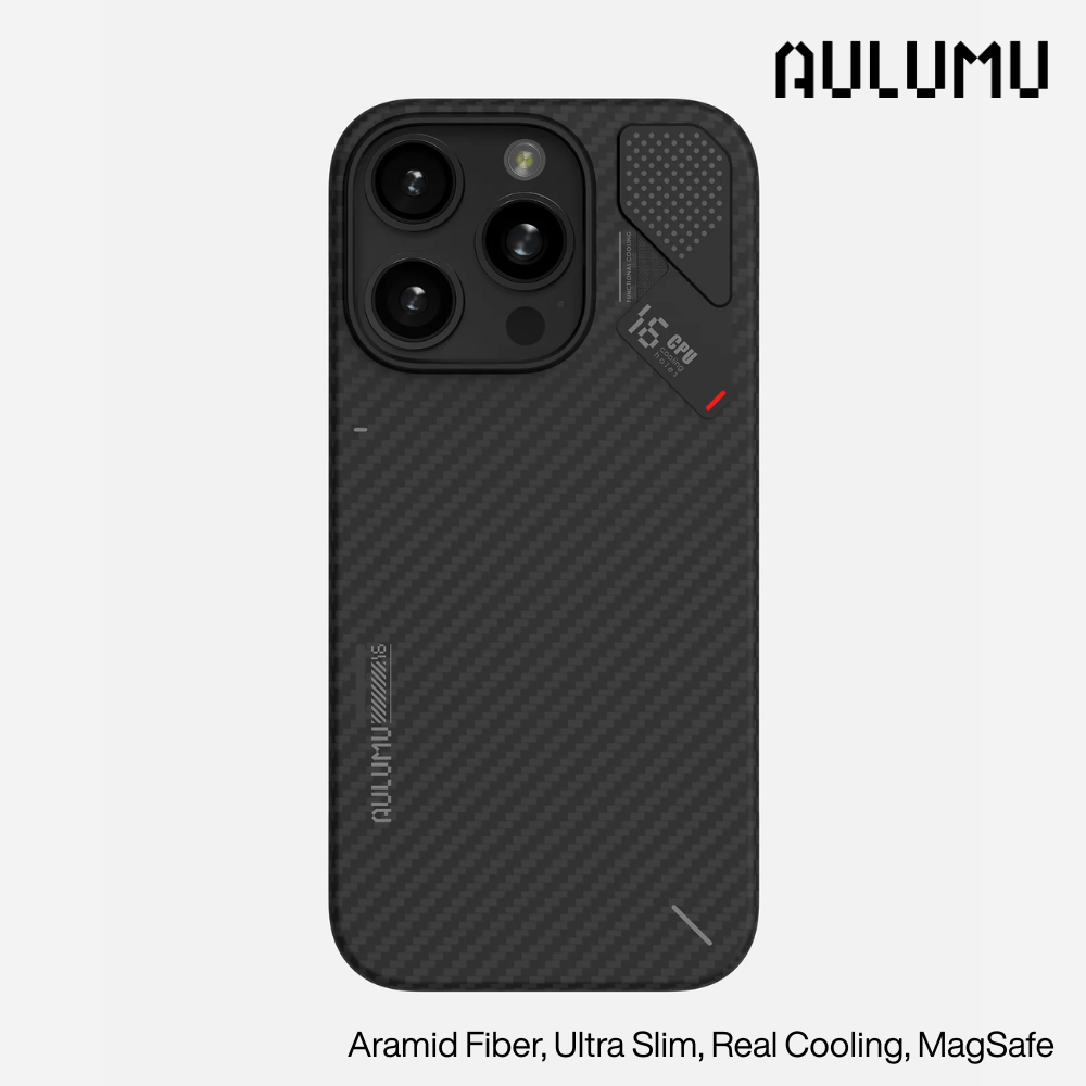 iPhone 16 Pro Max >> AULUMU A16 Aramid Fiber Case - Black